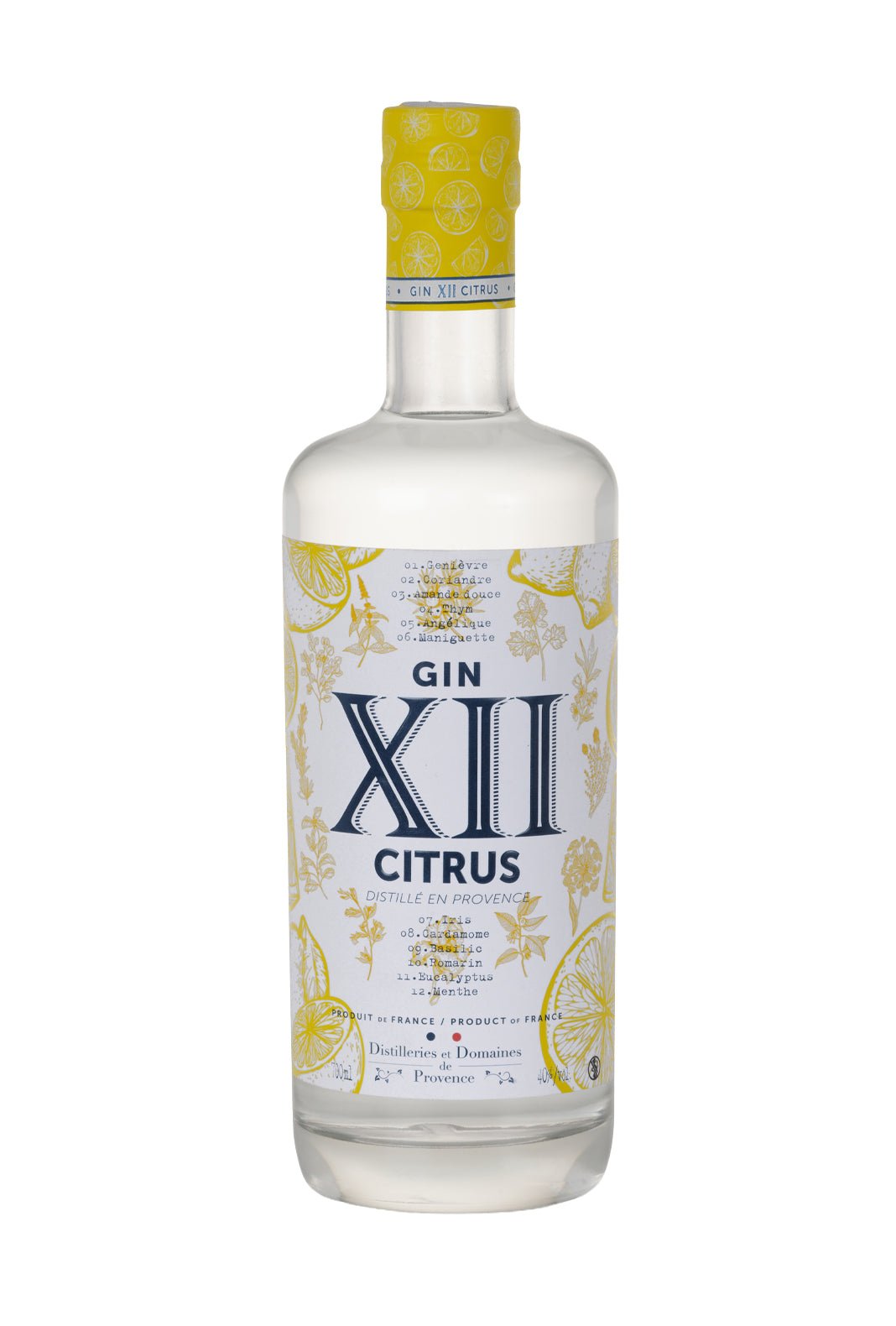 CITRUS GIN XII CITRUS Dist de Provence 40% 700ml