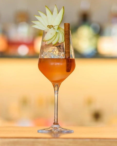 Christmas Gin 75 Cocktail