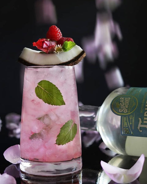Coconut Raspberry Mojito