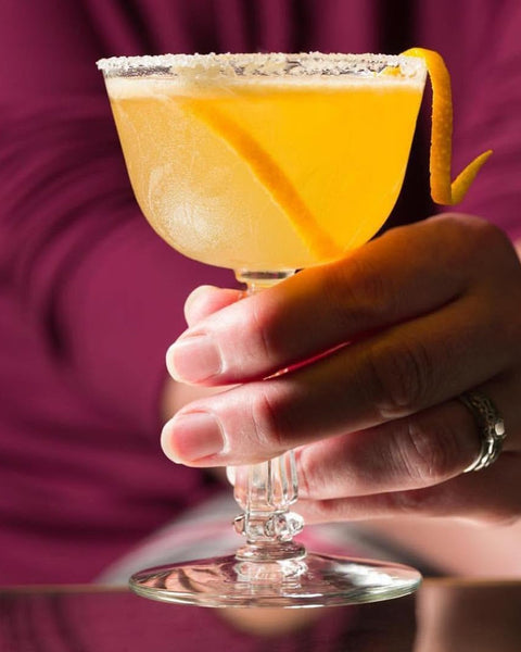 The Sidecar is an easy cocktail to make! A subtle touch of sweet, sour but balanced high notes with complexity and richness from the Cognac.