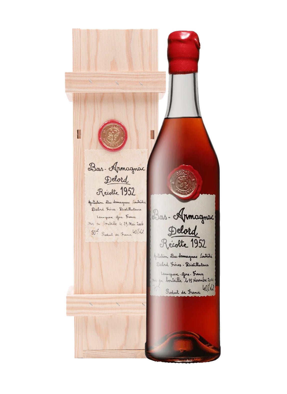 Delord Armagnac BA 1952 Wooden Gift Box 40% 700ml