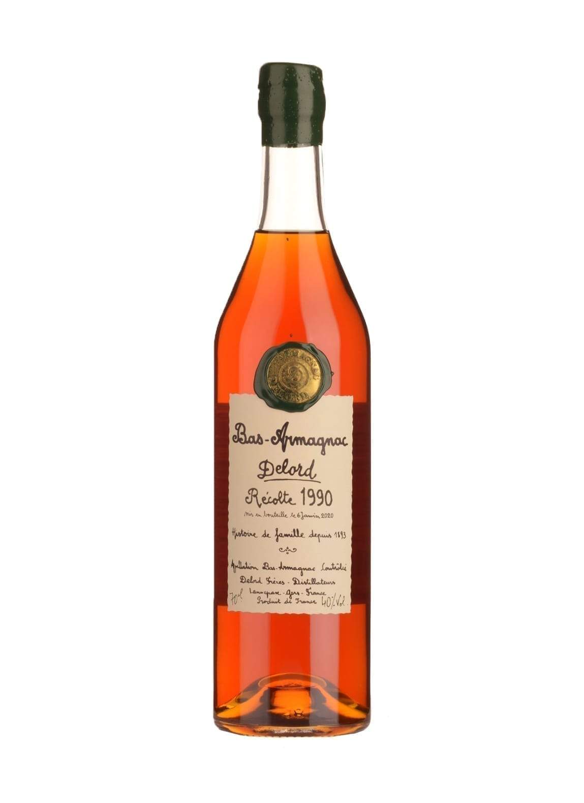 1990 Delord Bas Armagnac 40% 700ml