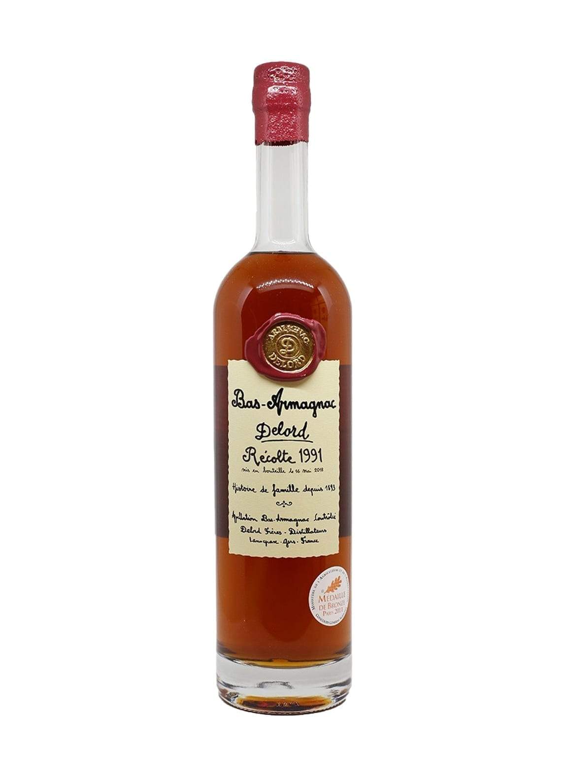 1991 Delord Bas Armagnac 40% 700ml