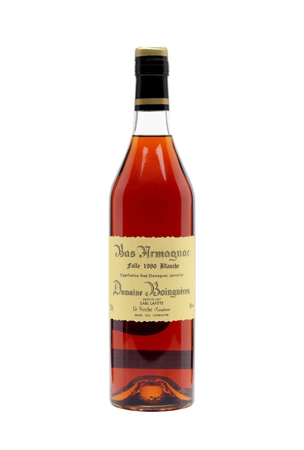 1986 Boingneres Bas Armagnac FB 49% 700ml