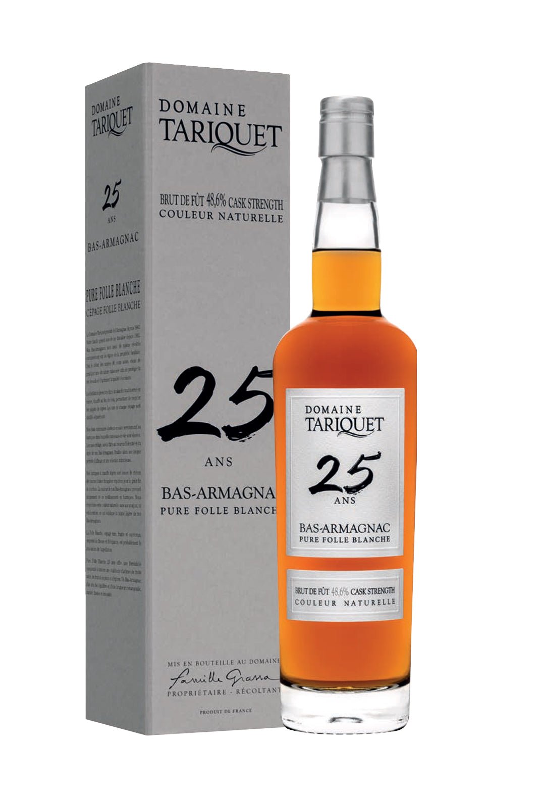 Domaine Tariquet Bas-Armagnac 25yrs Pure Folle Blanche 47.5% 700ml