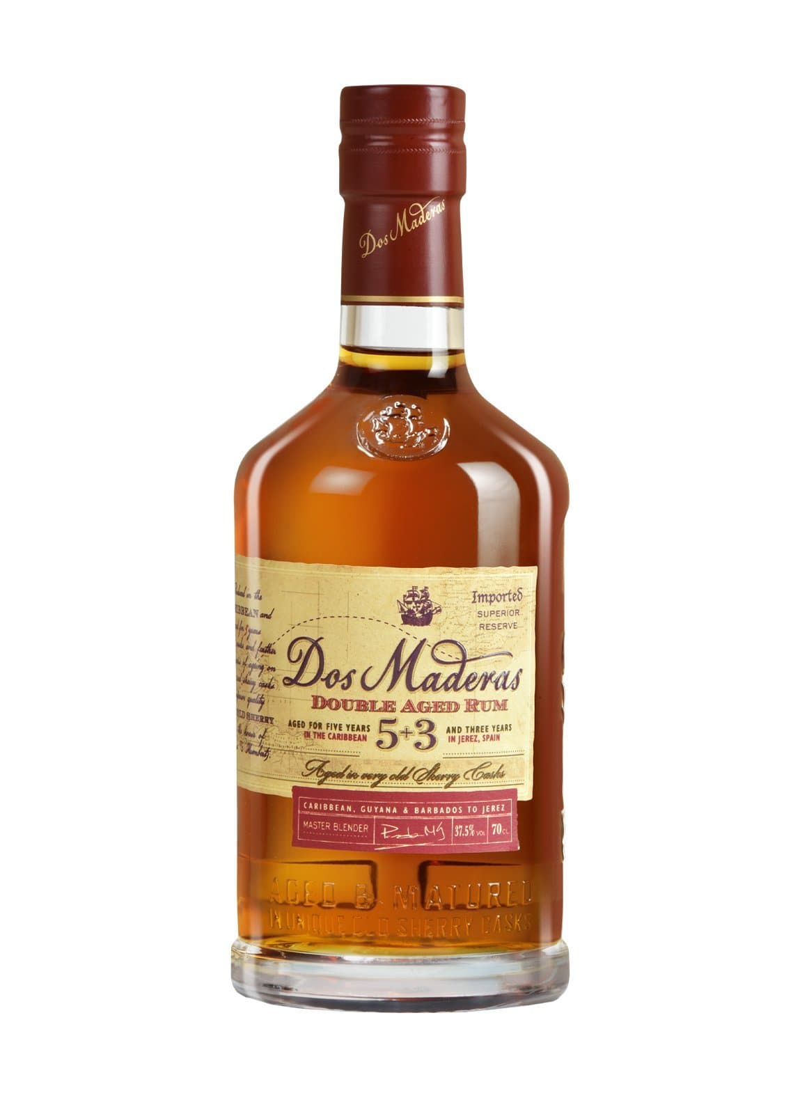 Dos Maderas Rum 5+3 37.5% 700ml