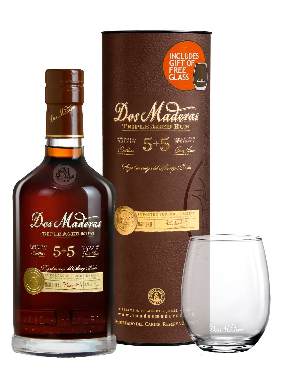 Dos Maderas Rum 5+5 40% 700ml