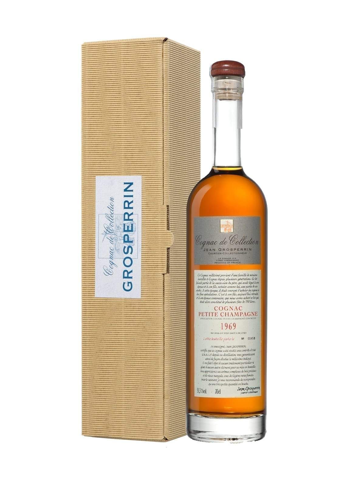 Grosperrin 1969 Petite champagne 46.4% 700ml