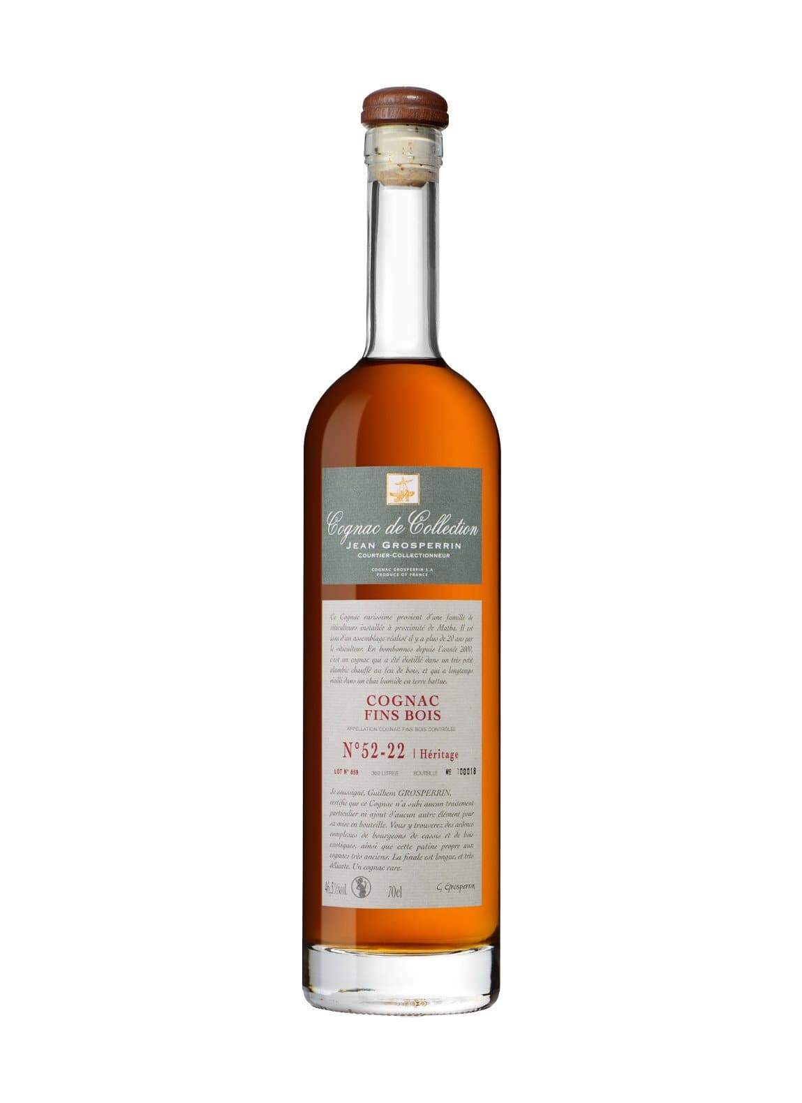 Grosperrin Cognac No52-22 Fins Bois 46.5% 700ml