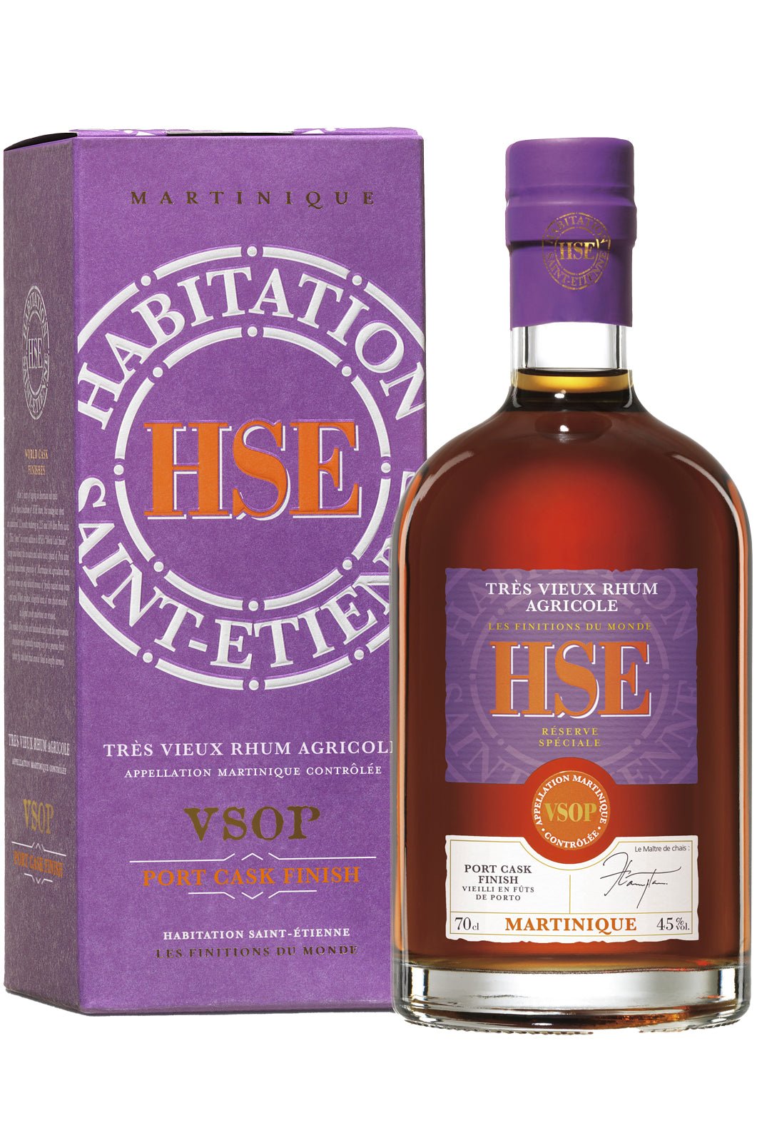 HSE Rum Agricole VSOP PORTO 5 years 45% 700