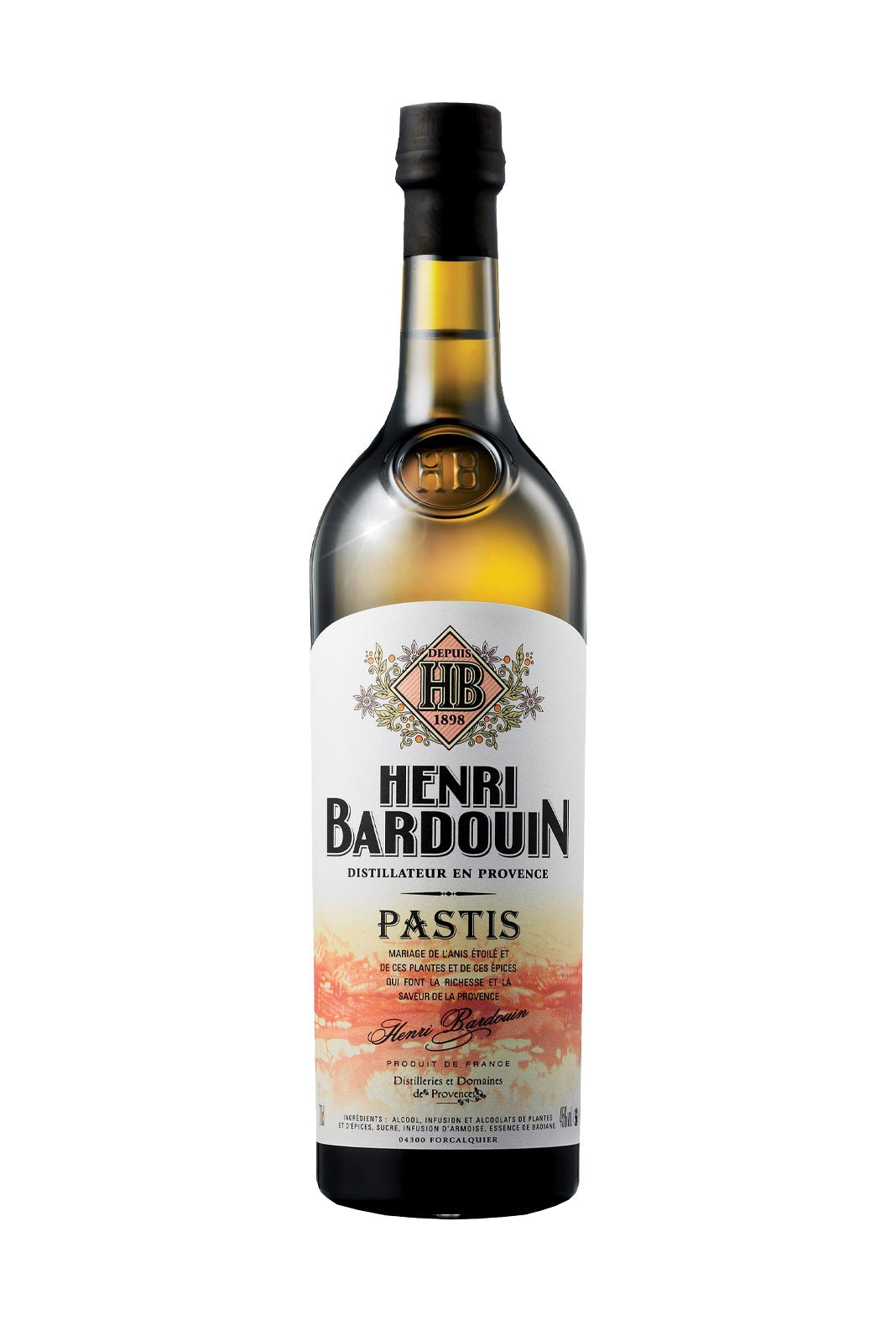 Bardouin Pastis 45% 700ml Box & Bottle
