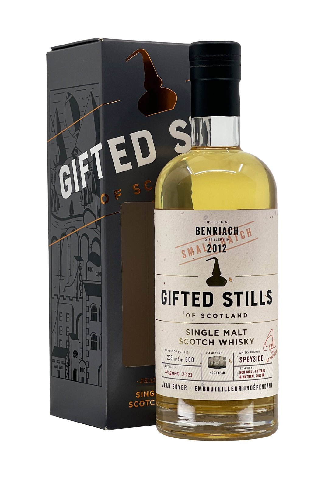 BENRIACH 2012 Scotch J Boyer 43% 700ml