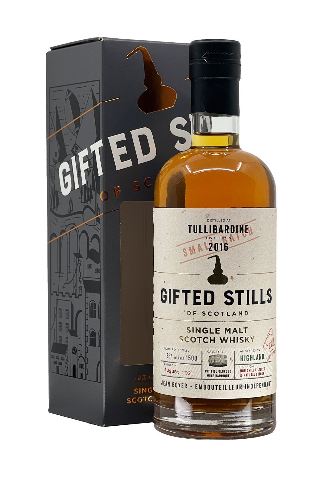 TULLIBARDINE 2016 Scotch  J Boyer 43% 700ml
