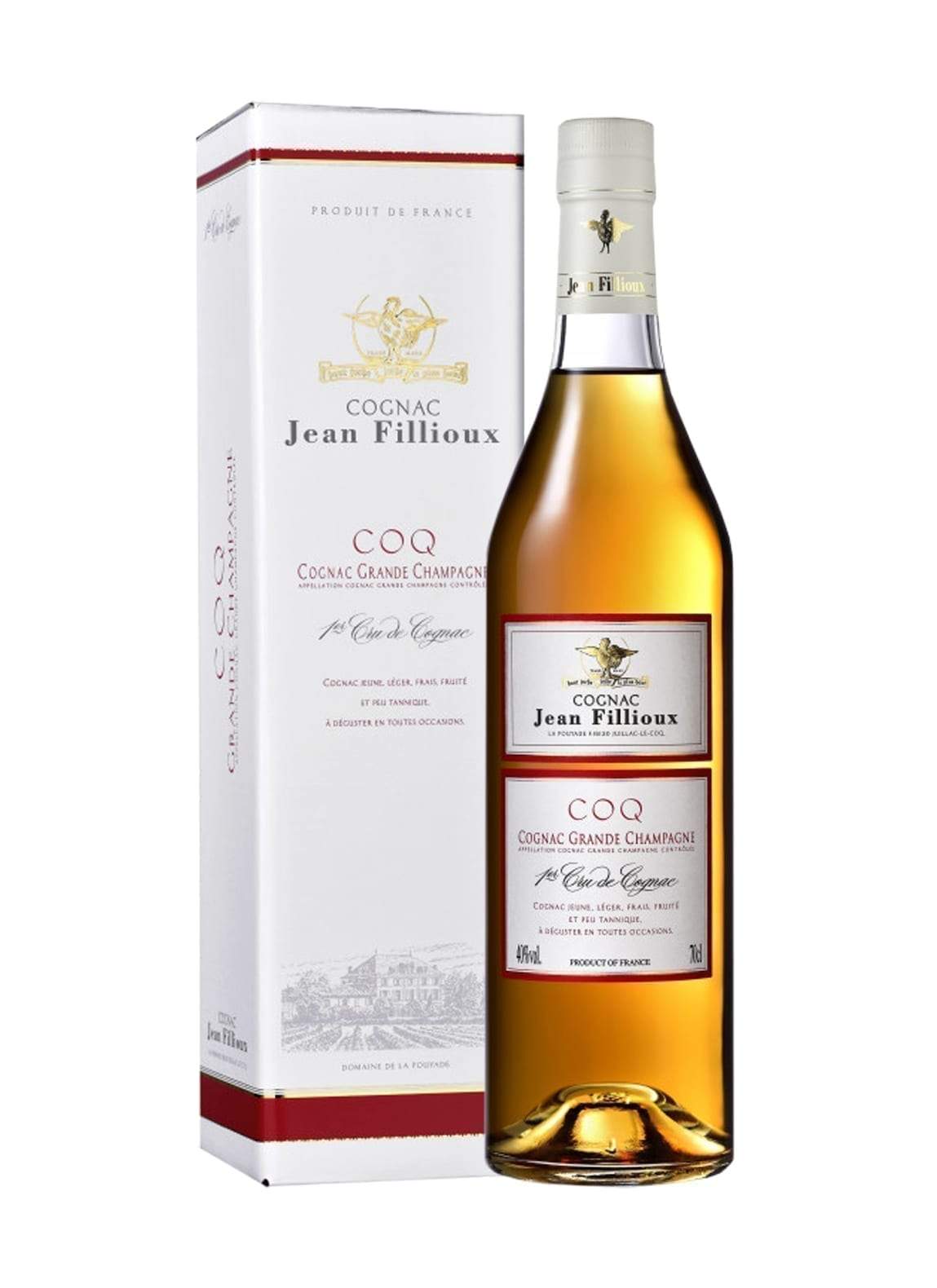 Fillioux Cognac GC 3-4yrs Le Coq 40% 700ml
