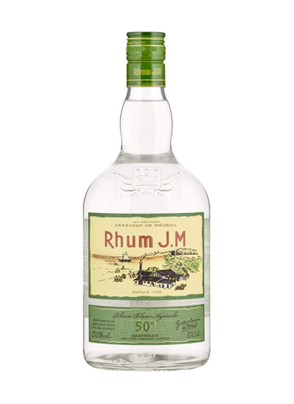 JM Rum Agricole Blanc Martinique 50% 700ml