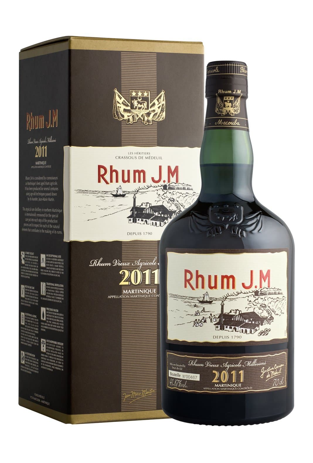 JM Rum AOC Agricole 2011 41.9% 700ml
