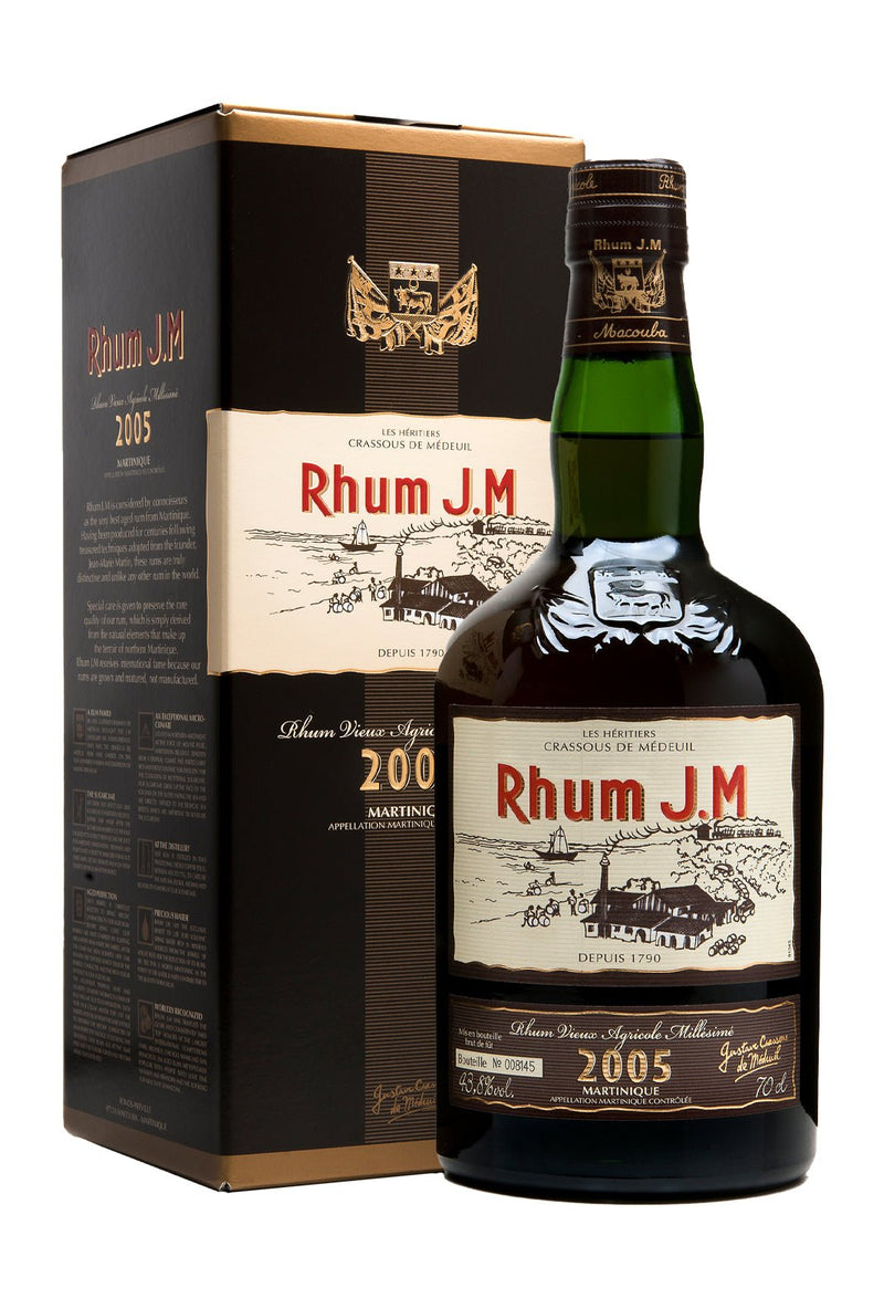JM Rum AOC Agricole 2005 42.4% 700ml