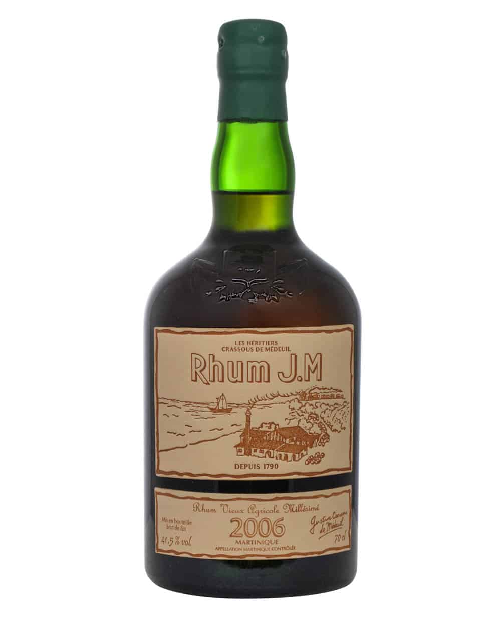 JM Rum AOC Agricole Rum 2006 41.5% 700ml