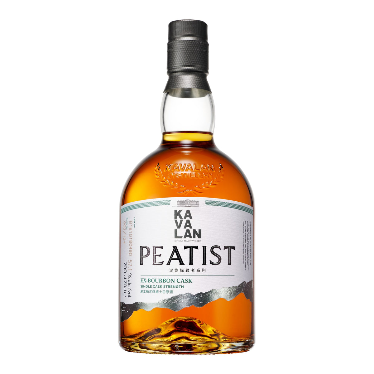 Kavalan Peatist ex-Bourbon Cask 700ml