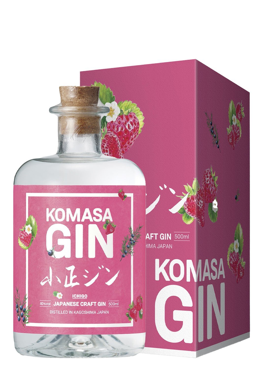 Gin Komasa Ichigo Japanese 40% 500ml