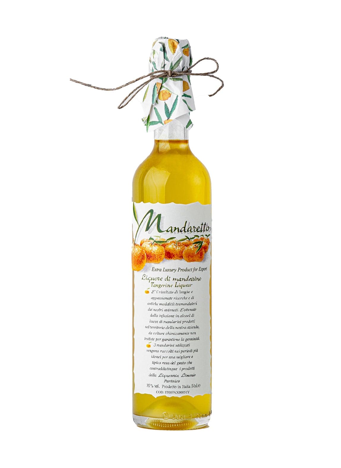 Mandaretto mandarine liqueur Limonio 35% 500ml