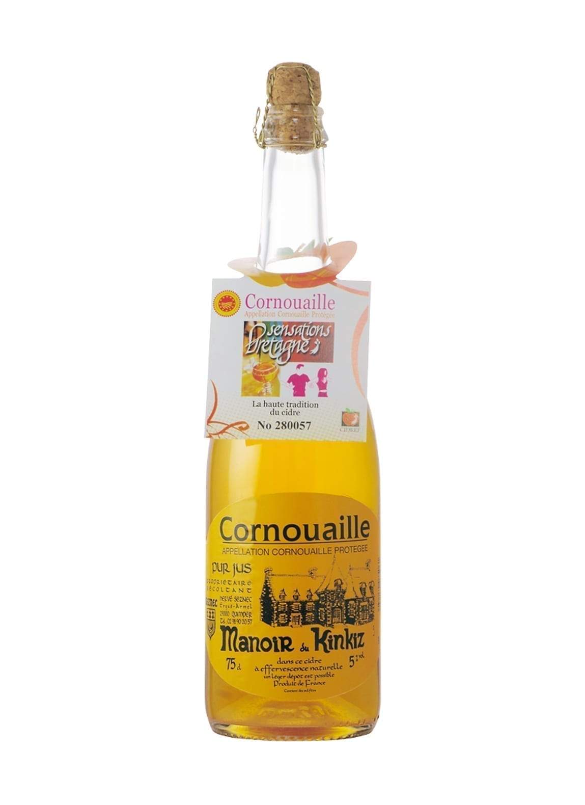 Kinkiz Cidre Cornouaille Brittany 5% 750ml