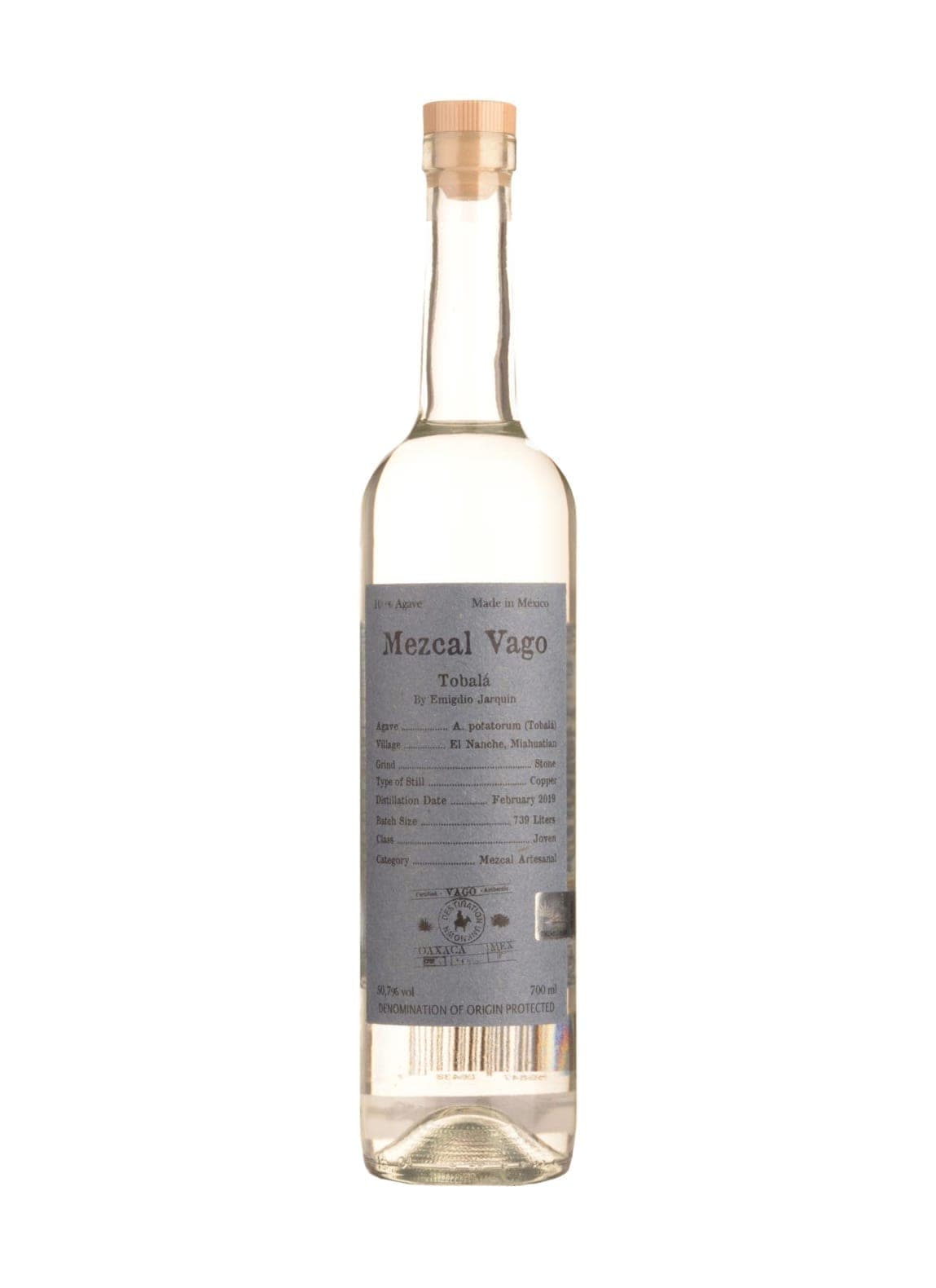 Mezcal TOBALA from VAGO  50.86% 700ml