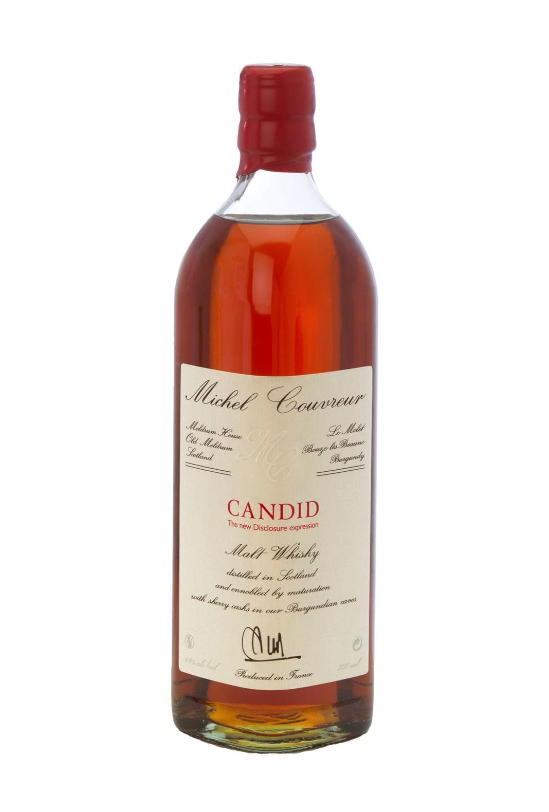 Couvreur Whisky Candid 49% 700ML