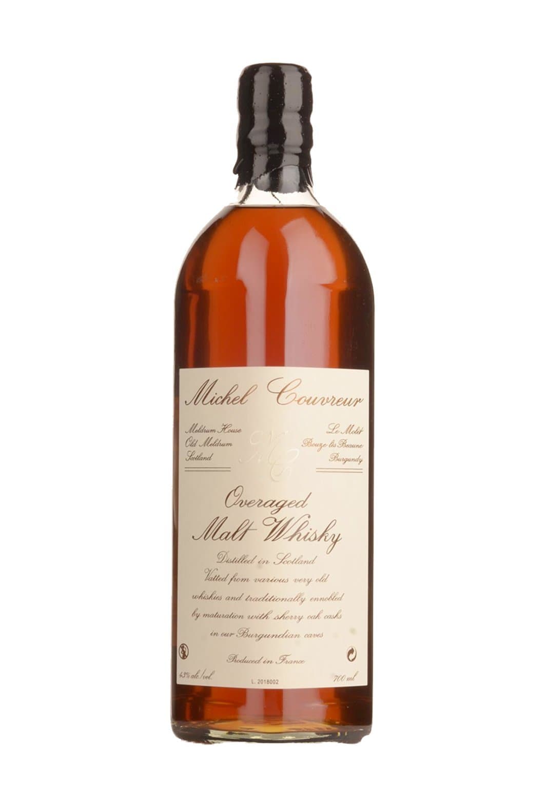 Couvreur Whisky Overaged 43% 700ml