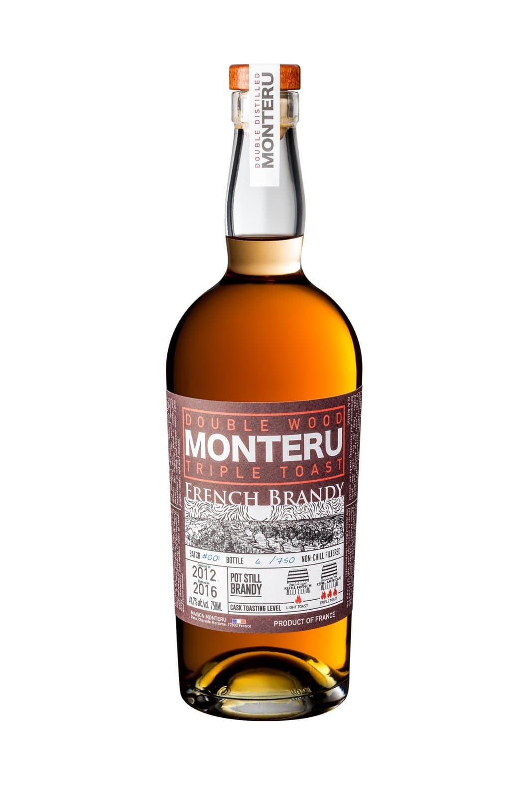 Naud Brandy Triple Toast Finish 750ml