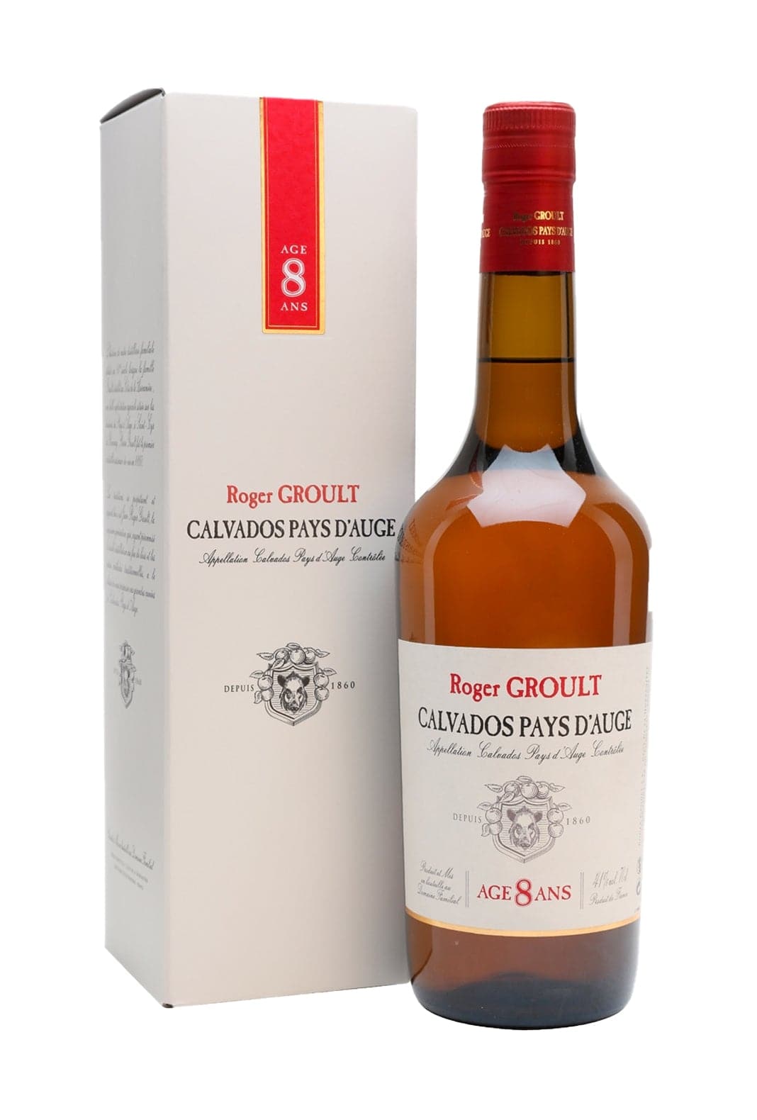 Roger Groult Calvados 8yrs Pays d'Auge 41% 700ml