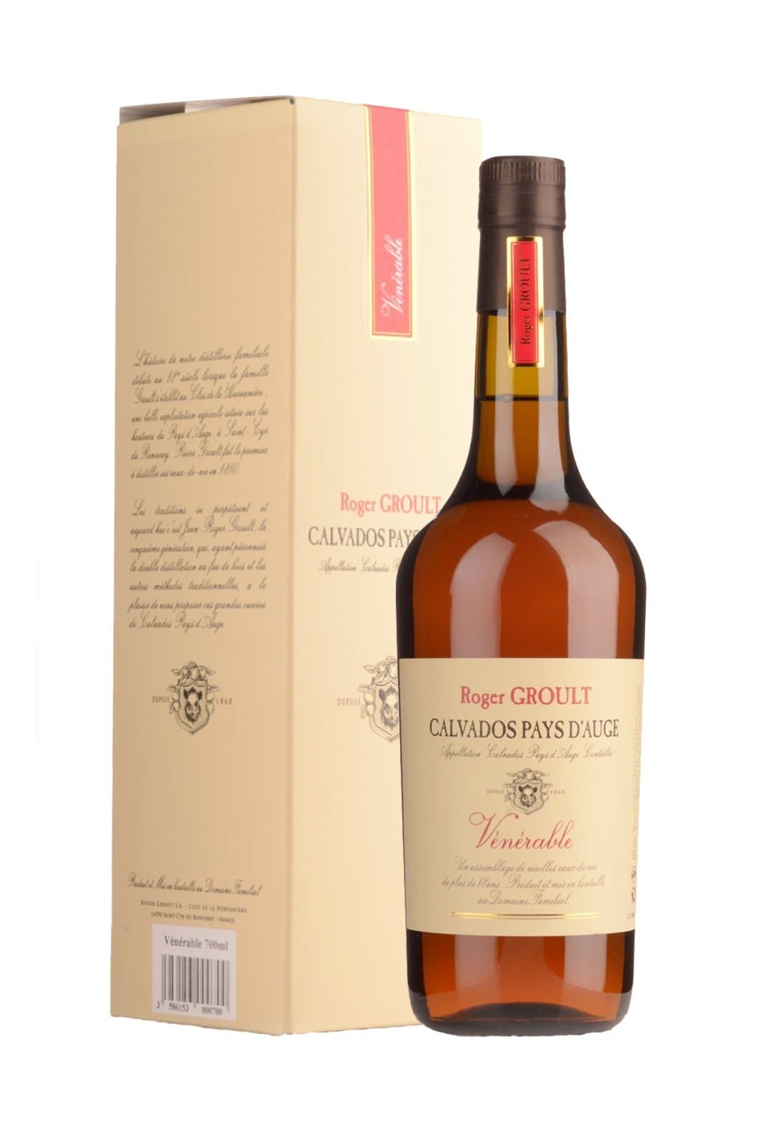 Roger Groult Calvados 25yrs Venerable Pays d'Auge 41% 700ml