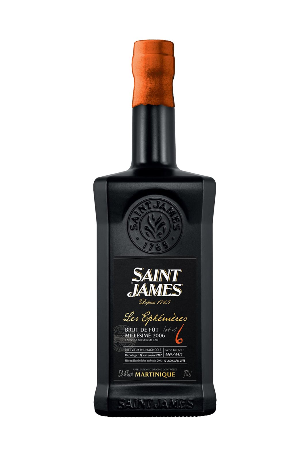 RHUM AGRICOLE 2006 St James 54.4% 700ml