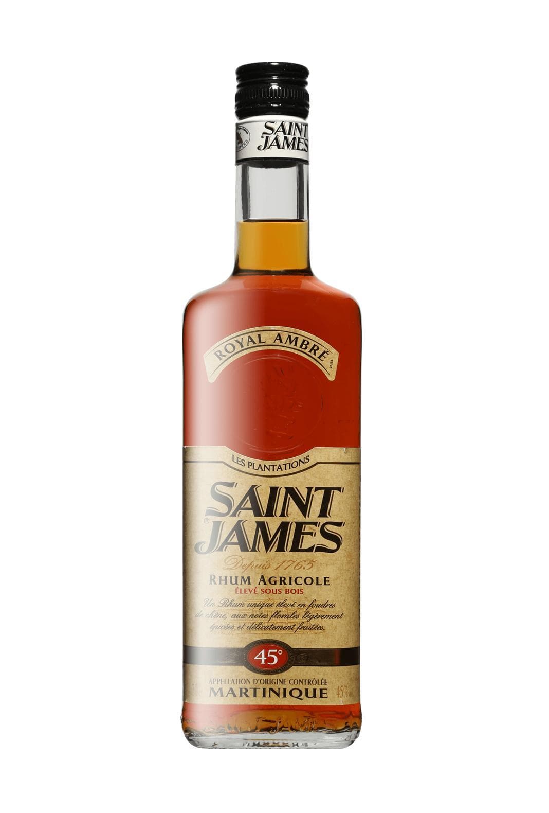 St James Rum Agricole Royal Ambre Martinique 45% 700ml