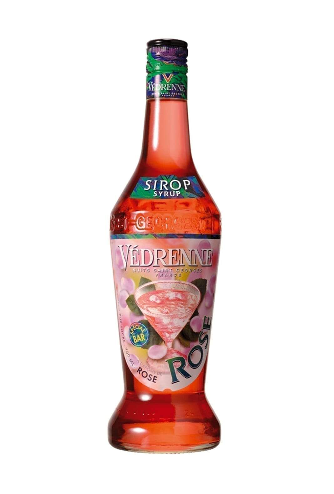 Vedrenne Sirop de Rose Rose cordial 1000ml