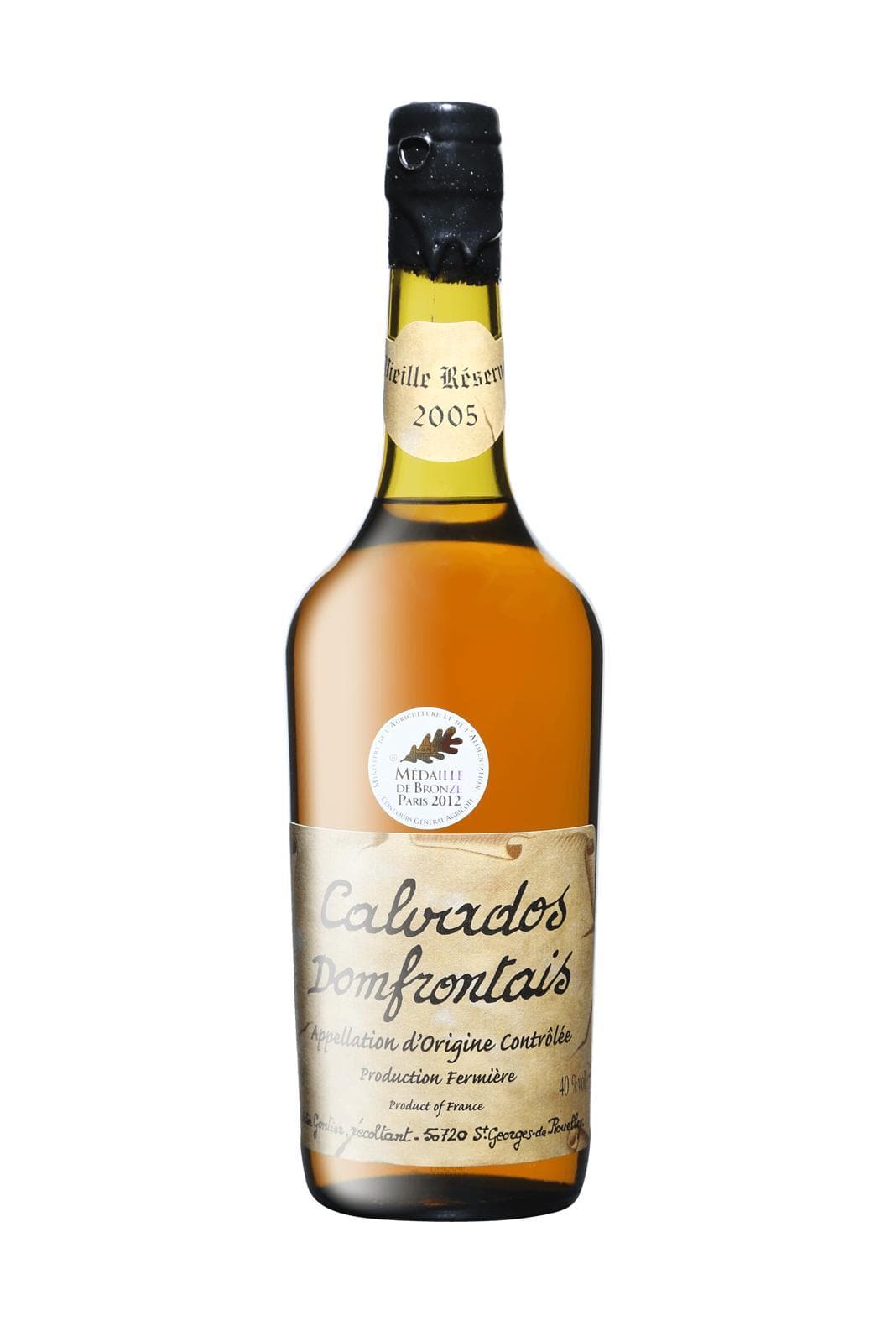 Victor Gontier Calvados 2005 Domfrontais 40% 700ml