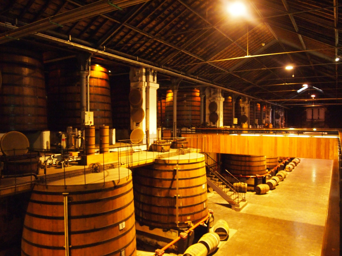 Resting in oak · before bottling