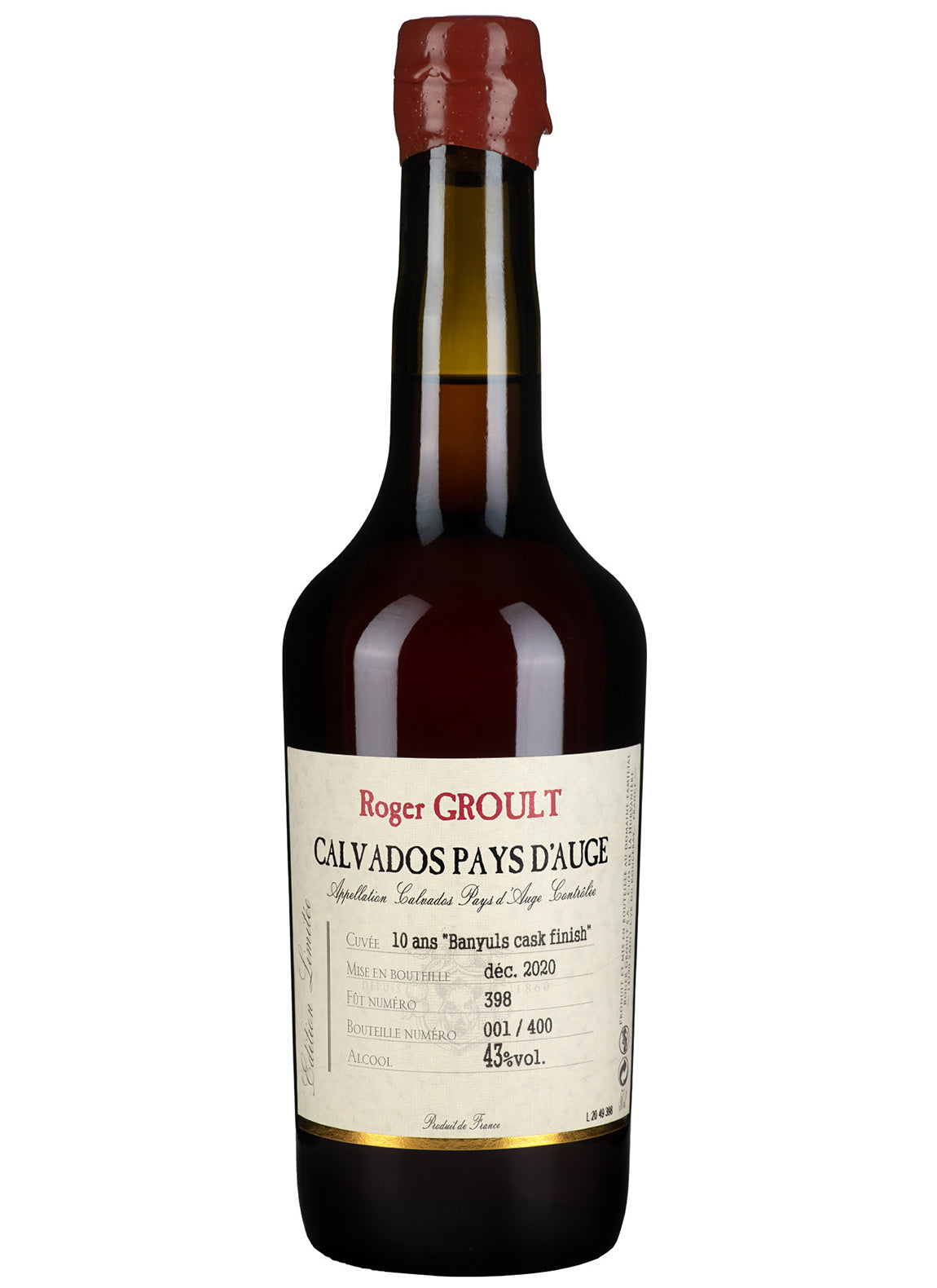 Calvados Banyuls Cask Finish 43% 500ml