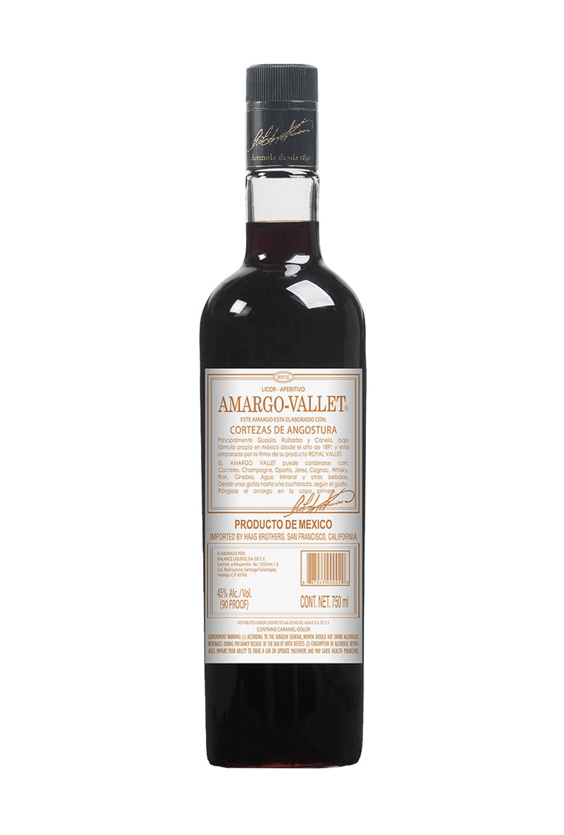 Amargo-Vallet Bitter liqueur Angostura 45% 750ml