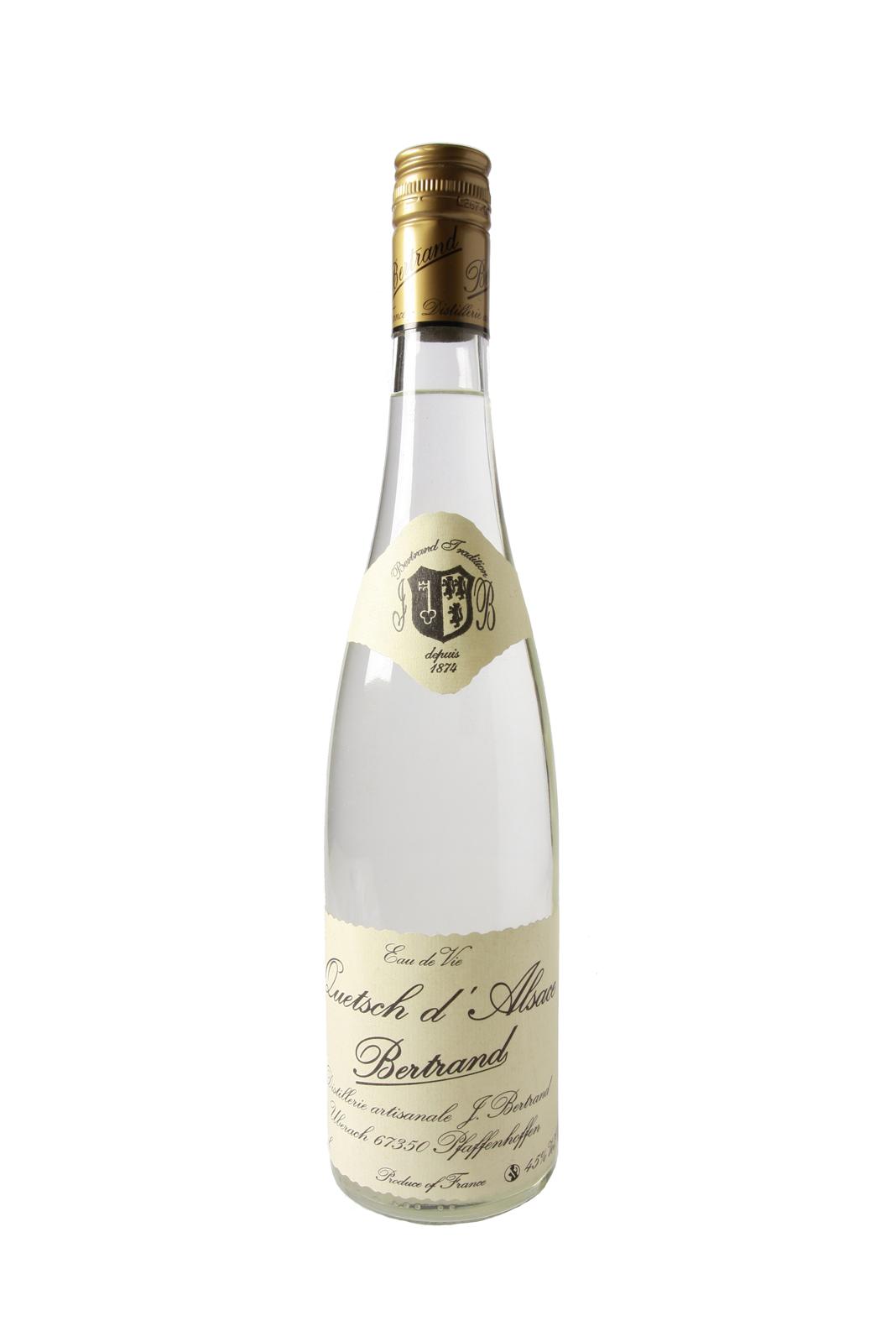 Bertrand Eau de Vie Quetsch (Blue Plum spirit) 45% 700ml