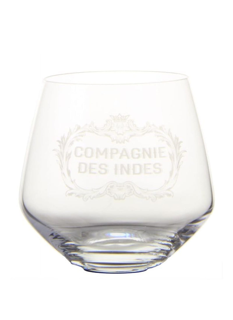 Compagnie des Indes Engraved Rum Balloon Glasses