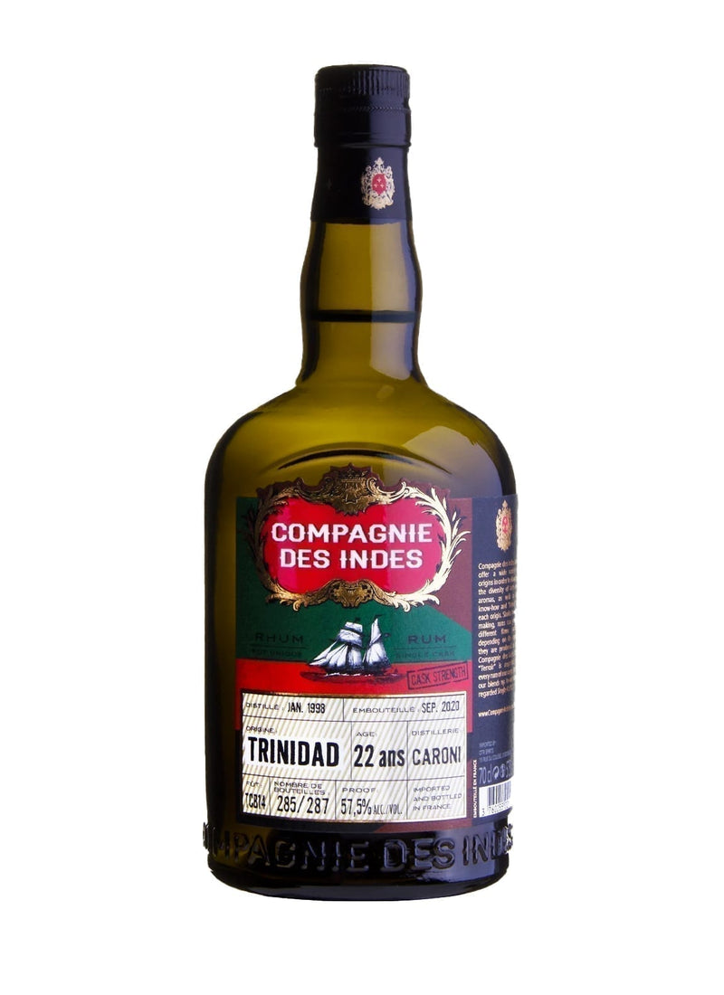 Compagnie Des Indes Rum Single Cask CARONI TRINIDAD 23 Years Cask Strength 57.5% 700ml