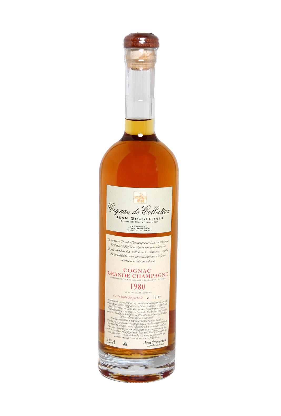 Grosperrin 'Cognac De Collection' 1980 aged 29yrs, Grande Champagne 50.2% 700ml