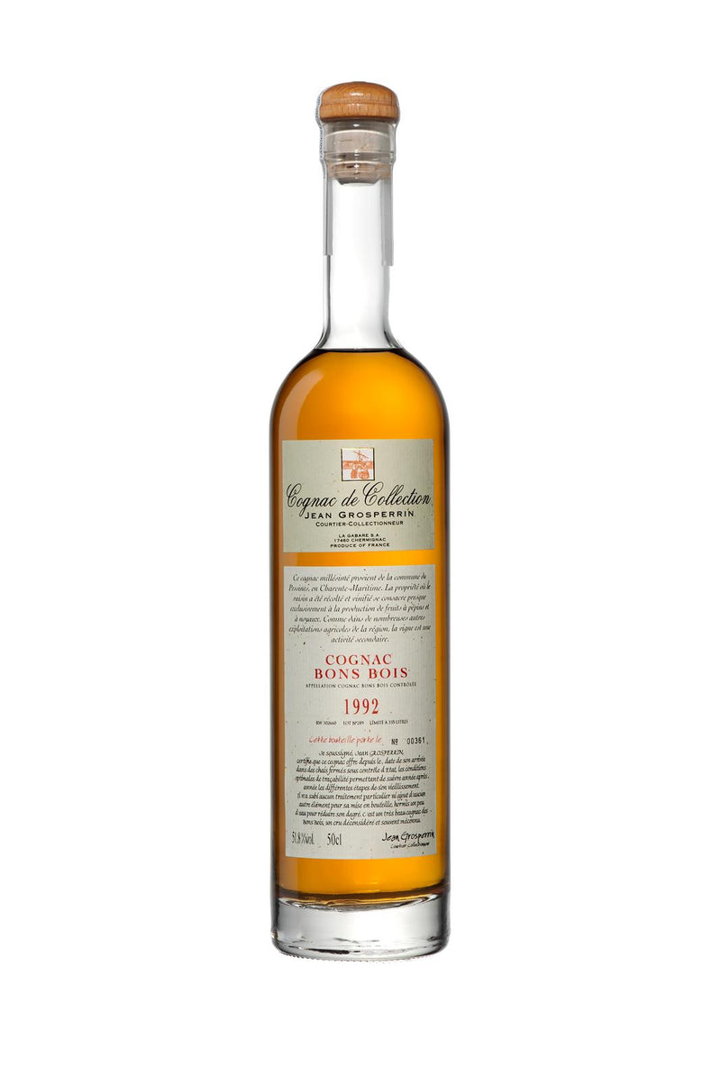 Grosperrin 'Cognac De Collection' 1992 aged 20yrs, Bons Bois 52% 500ml