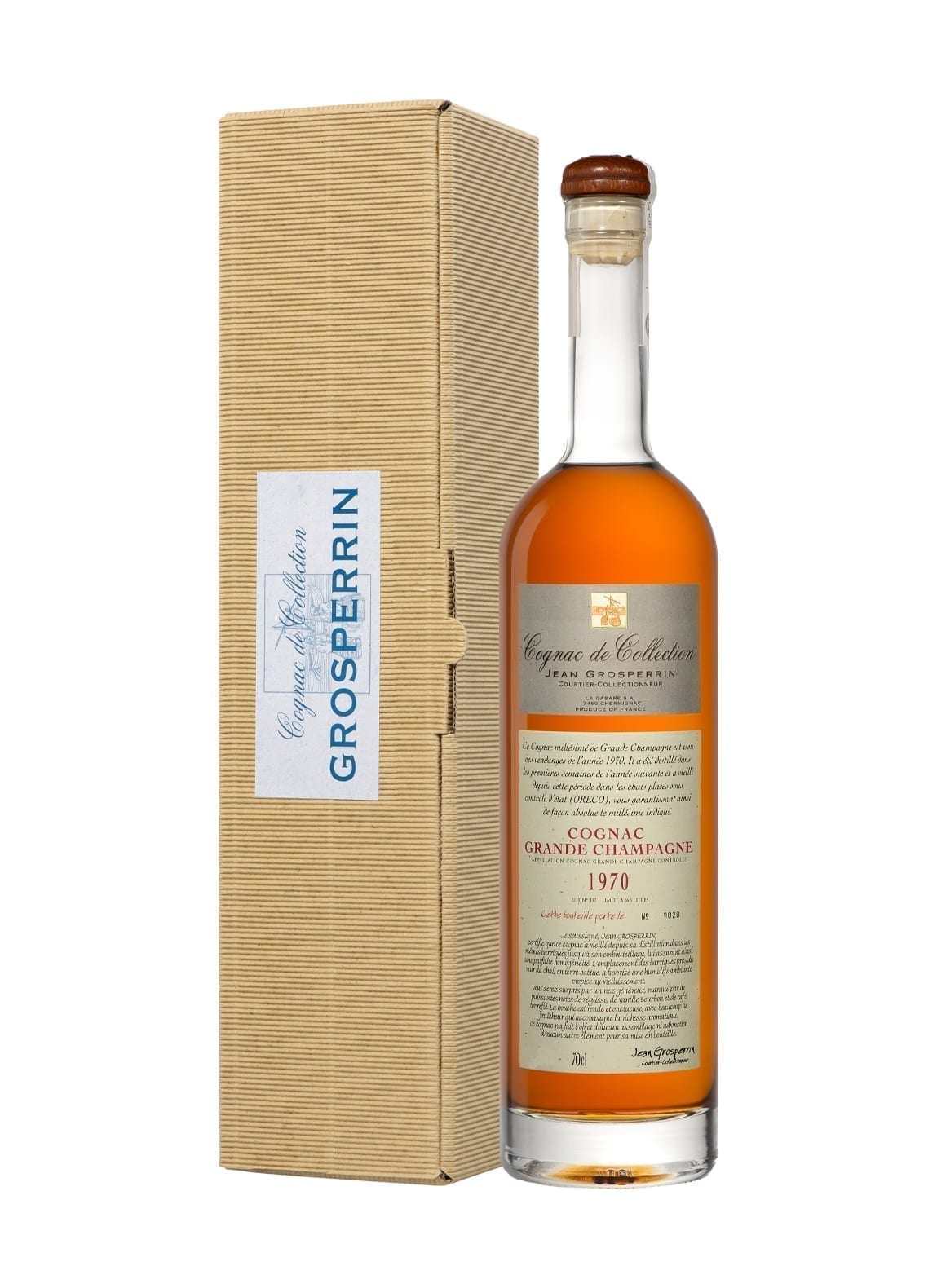 Grosperrin Cognac De Collection 1970 Grande Champagne 62% 700ml