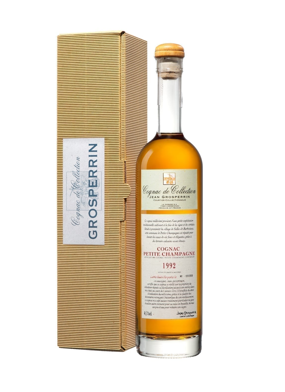 Grosperrin 1992 Petite Champagne 46.6% 700ml
