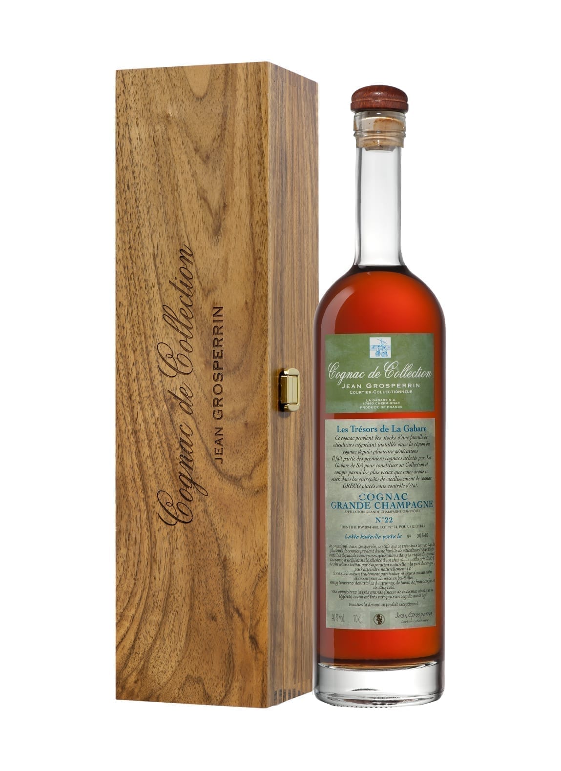 Grosperrin 'Cognac De Collection' No.22 (1922) Grande Champagne, cask strength 40% 700ml