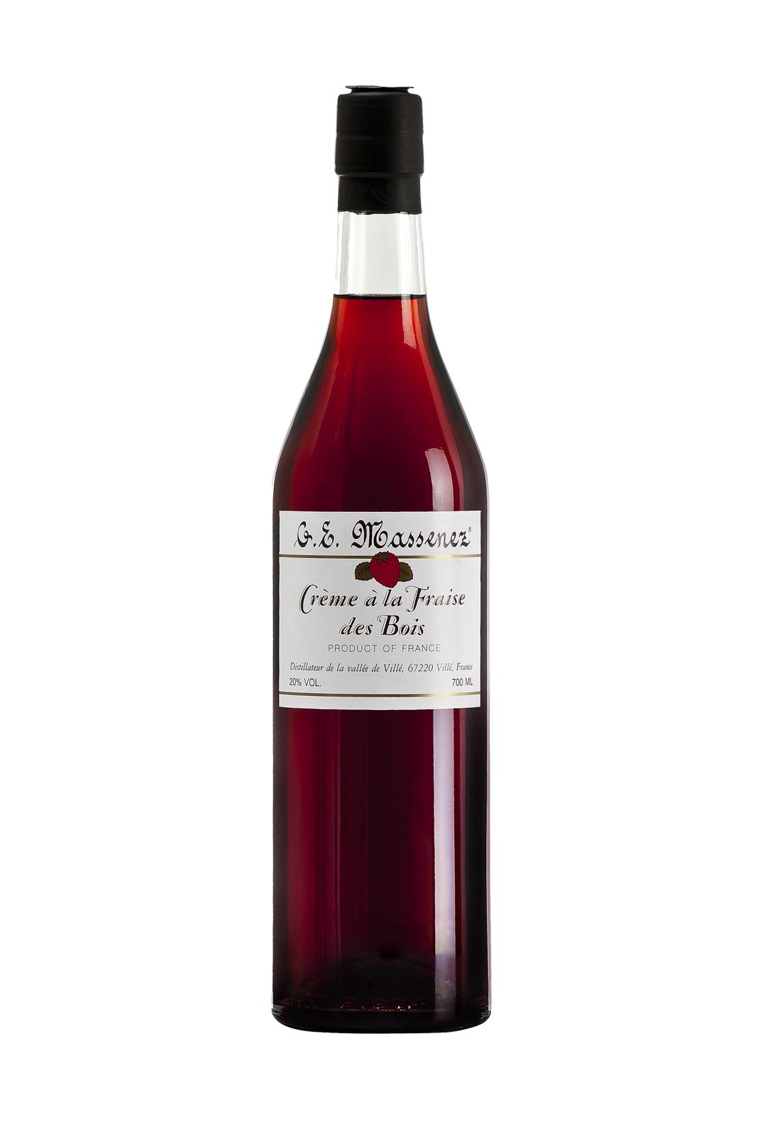 Massenez Creme de Fraise des Bois (Wild Strawberry liqueur) 20% 700ml