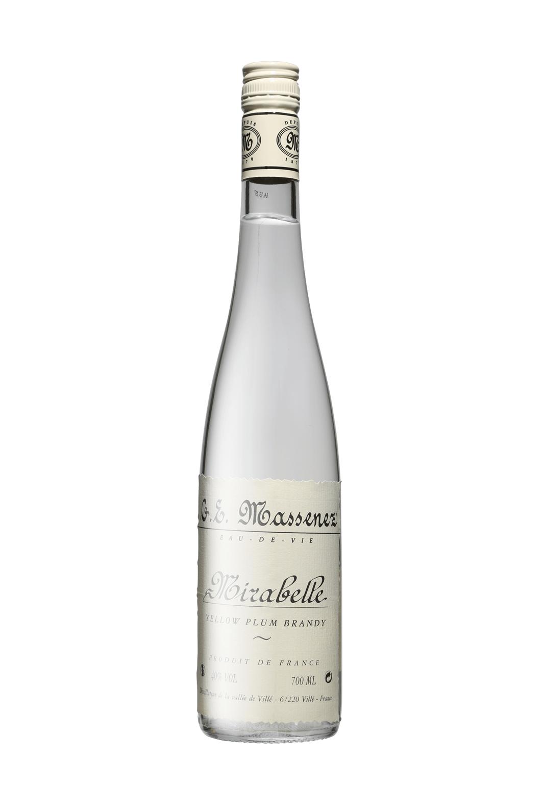Massenez Eau de Vie Mirabelle (Cherry Plum Spirit) 40% 700ml