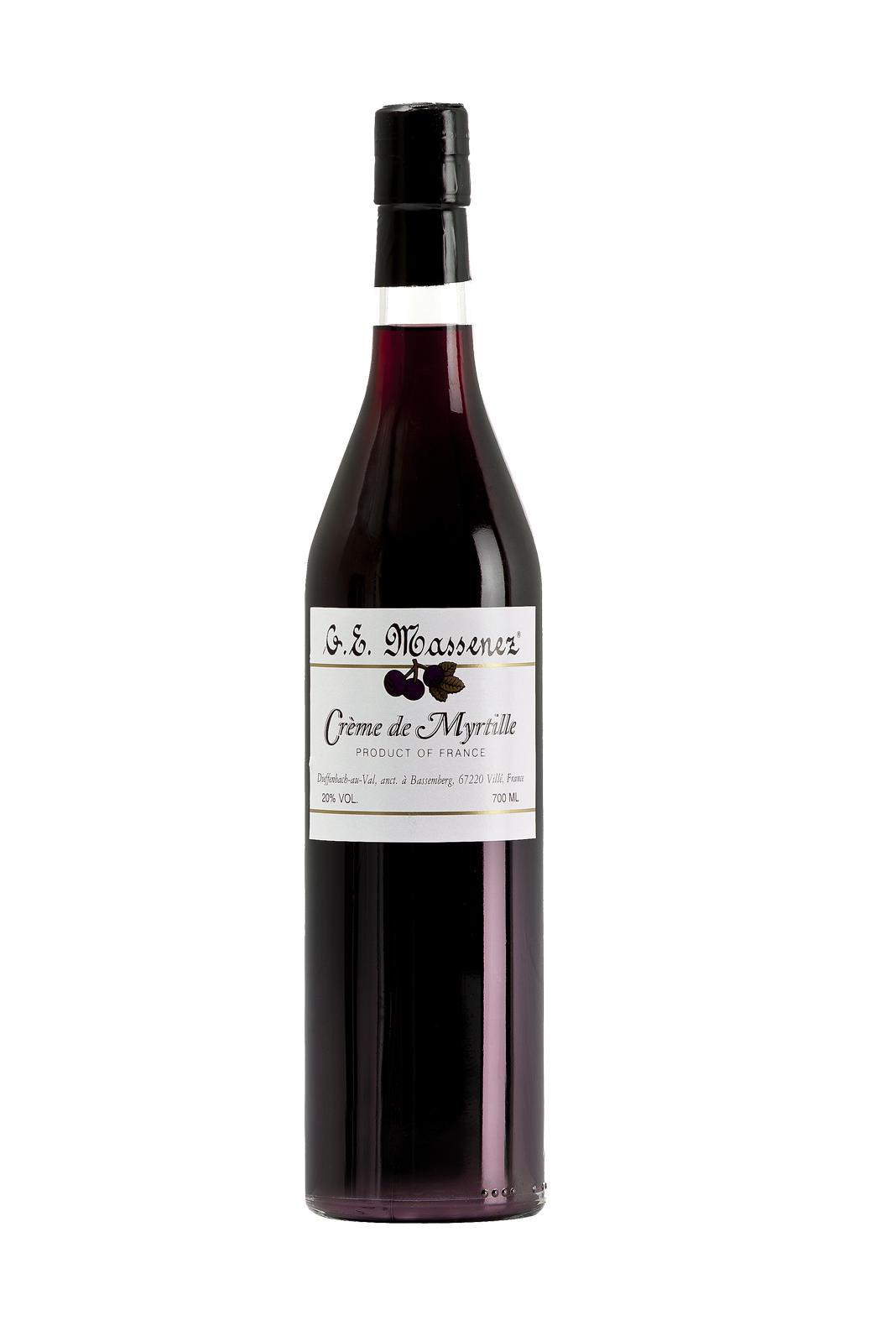 Massenez Creme de Myrtille (Blueberry liqueur) 20% 700ml